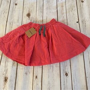 Mini Boden pink cord skirt
